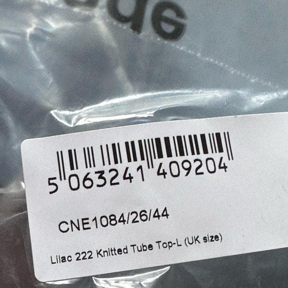 Baby Blue 222 Knitted Tube Top - Picture 13 of 16